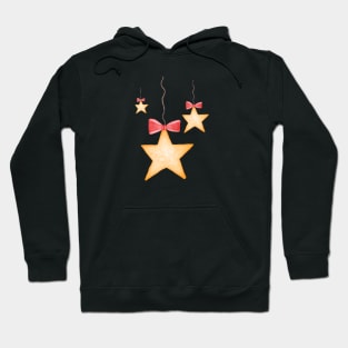 Gold star painting Hoodie